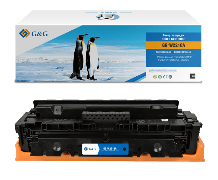 Картридж лазерный G&G GG-W2210A черный (1350стр.) для HP M255/MFP M282/M283