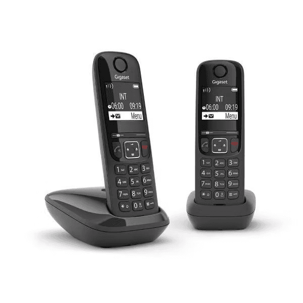 Телефонный аппарат GIGASET AS690 DUO BLACK