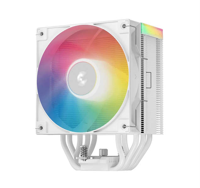 Кулер для процессора DEEPCOOL AG500 WH ARGB V2 белый 120мм алюминий+медь 1850rpm 29.4db 4-pin 240W 155мм
