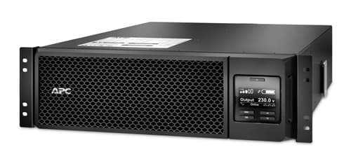 Источник бесперебойного питания APC Smart-UPS SRT RM, 5000VA/4500W, On-Line, Extended-run, Rack 3U (Tower convertible), Pre-Inst. Web/SNMP, with PC Business, Black, 1 year warranty
