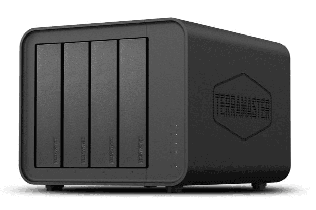 Сетевое хранилище TerraMaster F4-424 Pro tower NAS 8C 3,8Ghz/32Gb/TRAID,JBOD,RAID0,1,10,5,6/up to 4 HS SATA(3,5' or 2,5')/2xM.2 2280 NVMe/2xUSB3.2 /HDMI/2x2,5GbE RJ-45/iSCSI/1xPS/1YW
