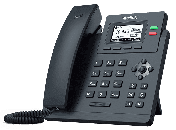 Телефон SIP YEALINK SIP-T31P (2 линии, PoE, БП в комплекте) (SIP-T31P)