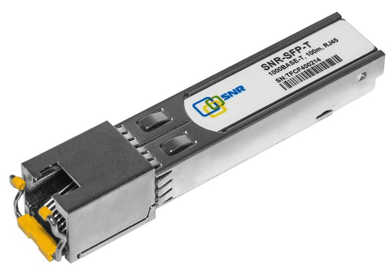 Модуль SNR Оптический модуль SFP-T , 10/100/1000Base-T (1 GbE), UTP, RJ45, up to 100m