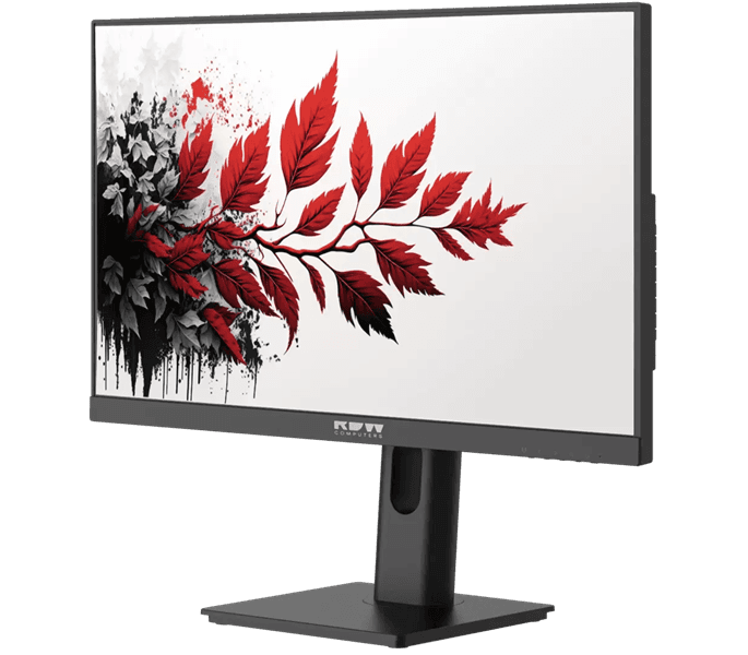 Монитор RDW2701K 1920x1080(FHD) IPS 100Hz 5мс 178°/178 300cd VGA HDMI DP 1*USB-B, 4*USB-A Рег. по высоте, Портретный режим, Поворот вокруг своей оси, Наклон, Внутренний БП, Динамики, черный, VESA100*100, МПТ