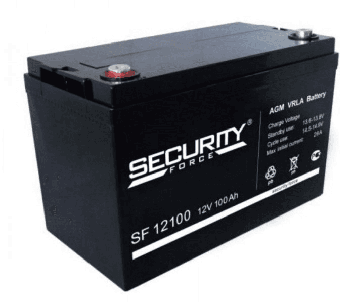 Аккумуляторная батарея SECURITY FORCE Аккумуляторная батарея для ИБП SF 12100 (12V / 100Ah)