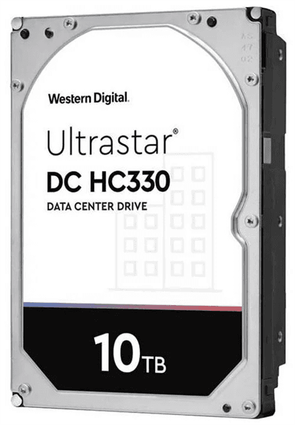 Жесткий диск серверный WD Ultrastar DC HC330 WUS721010ALE6L4 10TB 3.5" SATA 6Gb/s, 7200rpm, 256MB, 0B42266, 512e, Bulk, RTL