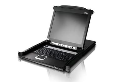 КВМ переключатель ATEN 19" 1-Local/Remote Share Access 16-Port Multi-Interface Cat 5 Dual Rail LCD KVM over IP switch