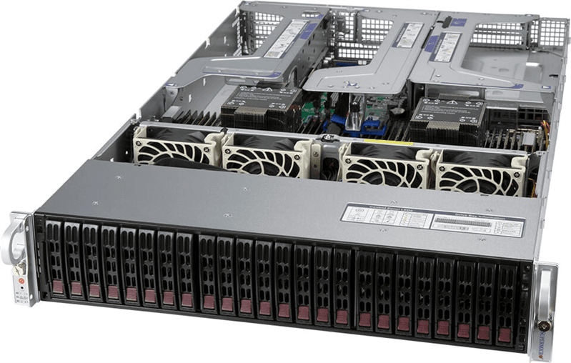 Серверная платформа Supermicro Ultra SuperServer 2U 220U-TNR 2x6330 2P 28C/56T/ 16x32Gb/ 8x PM9A3 2,5'' 960Gb NVMe/ 2x25Gb (после тестирования)