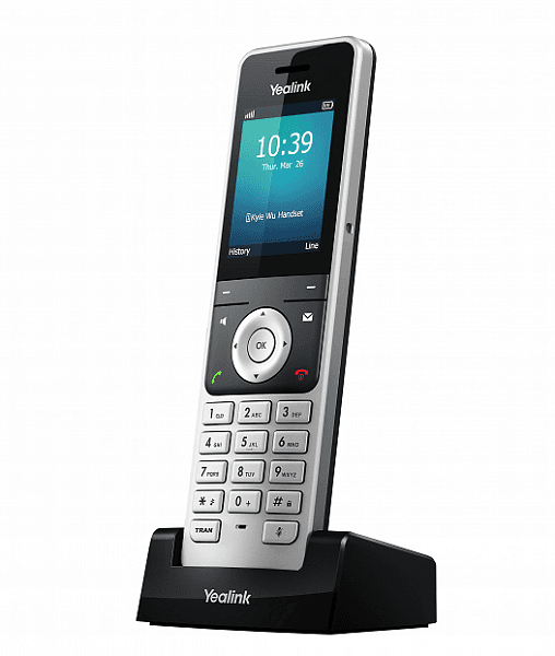 Дополнительная трубка DECT YEALINK W56H (для W52P/W53P/W60P/W60B/CP930W-Base/W80B) (W56H)