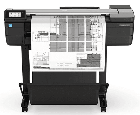 Широкоформатный принтер HP DesignJet T830 MFP (p/s/c, 24",4color,2400x1200dpi,1Gb,26sppA1,USB for Flash/GigEth/Wi-Fi,stand,mediabin,rollfeed,sheetfeed,tray50(A3/A4),autocutter,Scanner600dpi,24x109", repl. F9A28A)