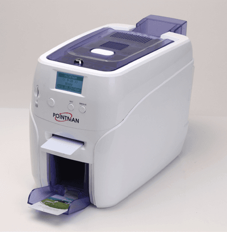 Принтер пластиковых карт Pointman Nuvia N20 300 dpi, до 600 карт/час, USB, Ethernet, RS-232, белый