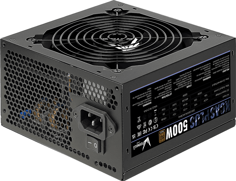 Блок питания Formula V Line KCAS PLUS 500W, 500W, APFC, 80+ Bronze, ATX12V v2.4, 12cm Fan (ex Aerocool)