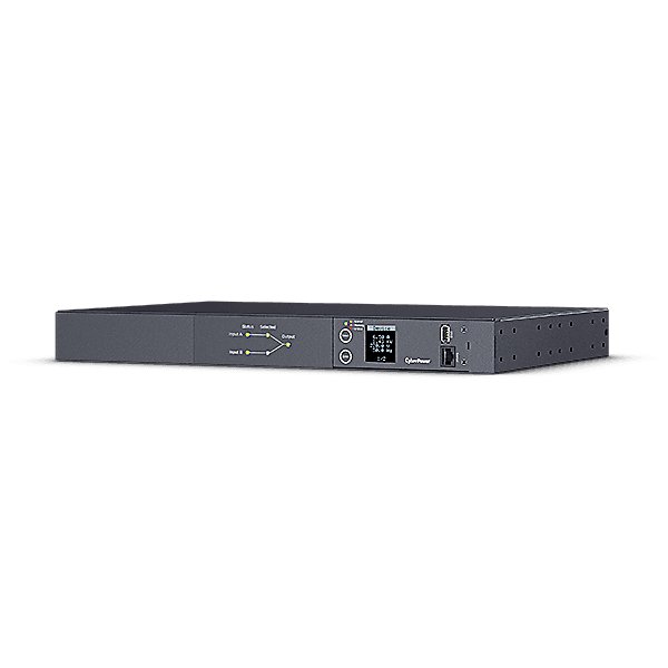 Панель питания распределительная ATS CyberPower PDU24005 Metered, 1U type, 16Amp, plug IEC 320 C20, (8) IEC 320 C13 (2) IEC 320 C19