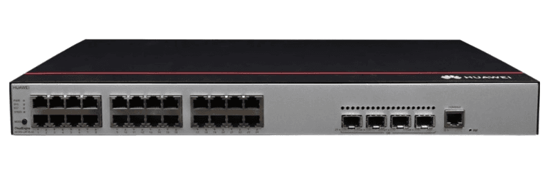 Коммутатор HUAWEI S5735-L24T4X-A1 (24*10/100/1000BASE-T ports, 4*10GE SFP+ ports, AC power, S57XX-L Series Basic SW,Per Device)