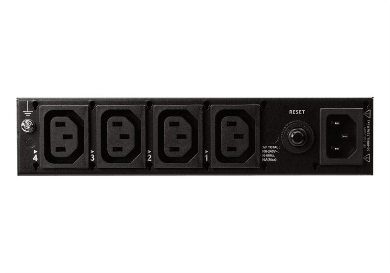 Блок распределения питания ATEN 1U 10A 4ports Switch Only PDU
