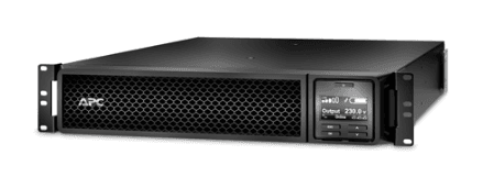 Источник бесперебойного питания мощностью 2200ВА для серверных систем APC Smart-UPS SRT RM, 2200VA/1980W, On-Line, Extended-run, Rack 2U, Out: 8xC13 2xC19, Black, 1 year warranty
