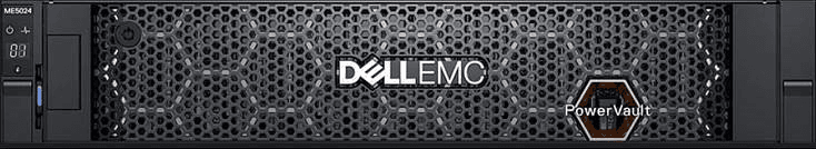 Система хранения данных DELL PowerVault ME5024 2U/24SFF/8 port SAS Dual Controller/noHD/2xCable SAS HD-Mini 2m/bezel/2x580W/rails/1YWARR (210-BBOO)