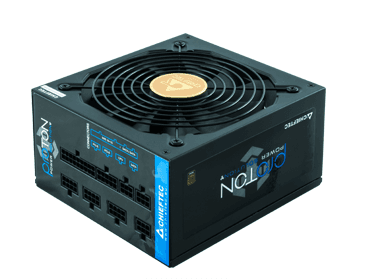 Блок питания Chieftec BDF-1000C, 1000Вт, 80 PLUS Bronze, 140мм, модульный, черный