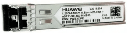 Трансивер Huawei Optical Transceiver,eSFP,GE,Multi-mode Module(850nm,0.55km,LC) (eSFP-GE-SX-MM850)