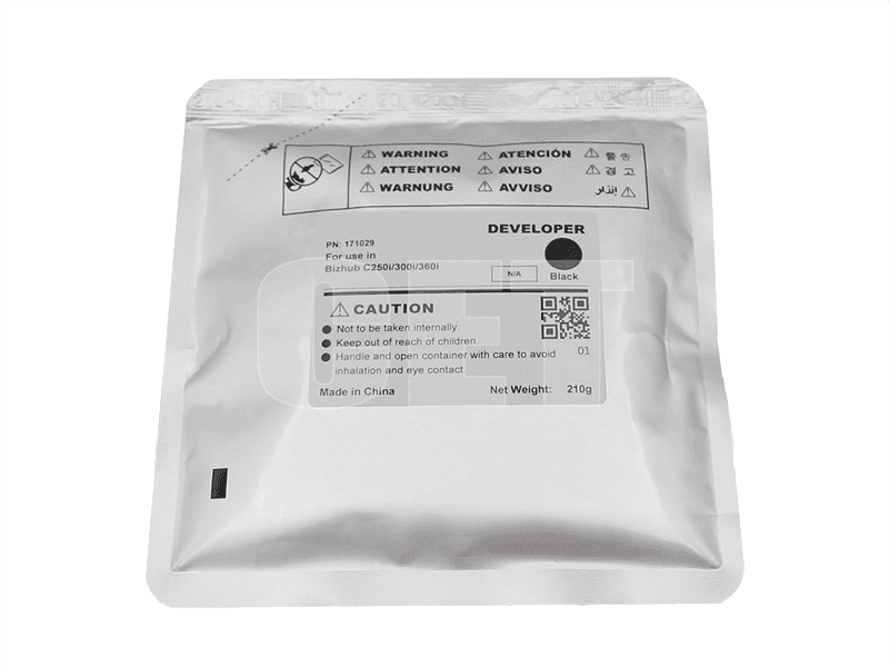 -/ Девелопер для KONICA MINOLTA Bizhub C250i/300i/360i (CET) Black, 210г, 1000000 стр.