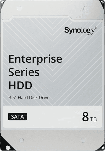 Жесткий диск Synology HDD SATA 3,5" 8Tb, 7200 rpm, 256Mb buffer, MTTF 2,5M, 1YW