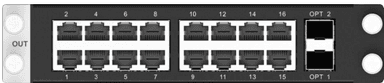 Выходная карта Novastar H_16xRJ45+2xFiber sending card
