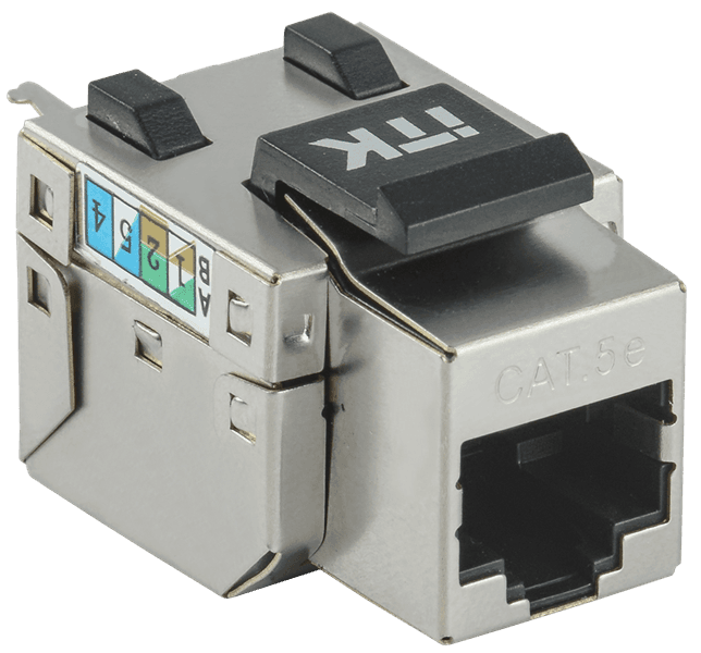 ITK Модуль Keystone Jack кат. 5E FTP 110 IDC 90 град. розет.