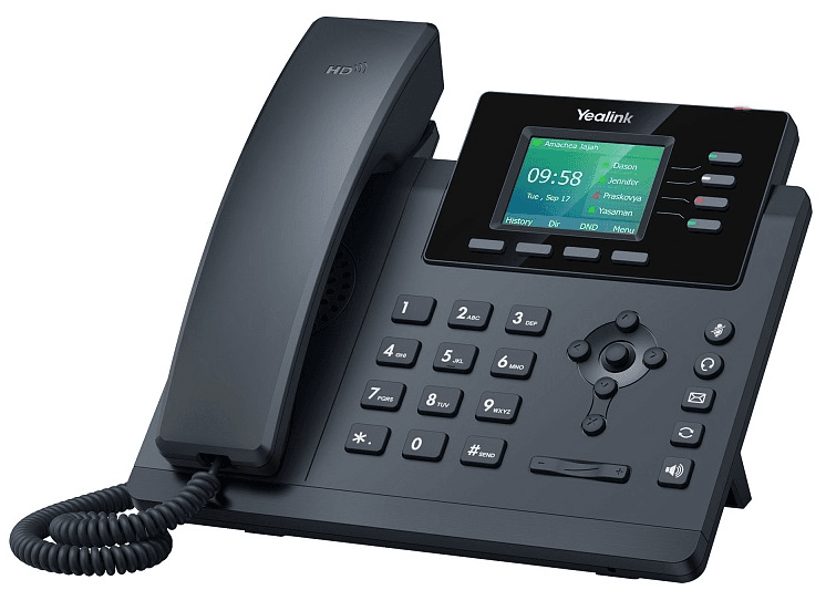 SIP-T34W, 4 аккаунта, Wi-Fi, USB, цветной экран, PoE, GigE
