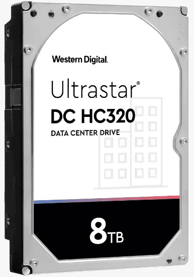 Жесткий диск Western Digital Ultrastar DC HС320 HDD 3.5" SATA 8Тb, 7200rpm, 256MB buffer, 512e (HUS728T8TALE6L4 ), 1 year