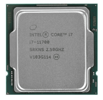 Процессор CPU Intel Core i7-11700 (2.5GHz/16MB/8 cores) LGA1200 OEM, UHD Graphics 750 350MHz, TDP 65W, max 128Gb DDR4-3200, CM8070804491214SRKNS, 1 year