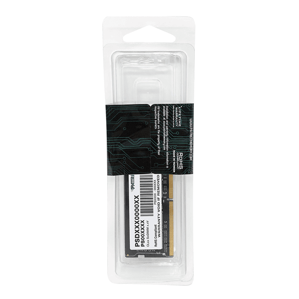 Оперативная память Patriot SL DDR4 8GB 3200MHz SO-DIMM SINGLE 1*8GB CL22 22-22-22-52 1.2V