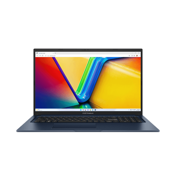 Ноутбук ASUS Vivobook 17 X1704VA-AU853 Intel Core 5 120U 1.4 GHz DDR4 16GB 512GB PCIE G4 SSD 17.3" FHD (1920x1080) IPS 60Hz Without OS Quiet Blue
