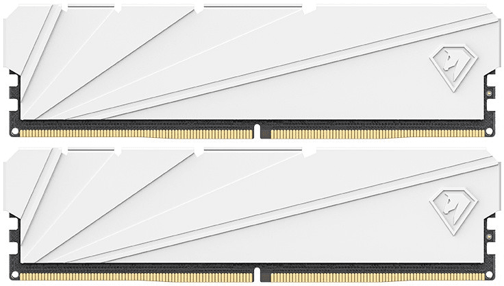 Оперативная память Netac Shadow S 32GB (2x16GB) DDR4-3200 (PC4-25600) C16 16-20-20-40 1.35V XMP Dual DIMM Kit White