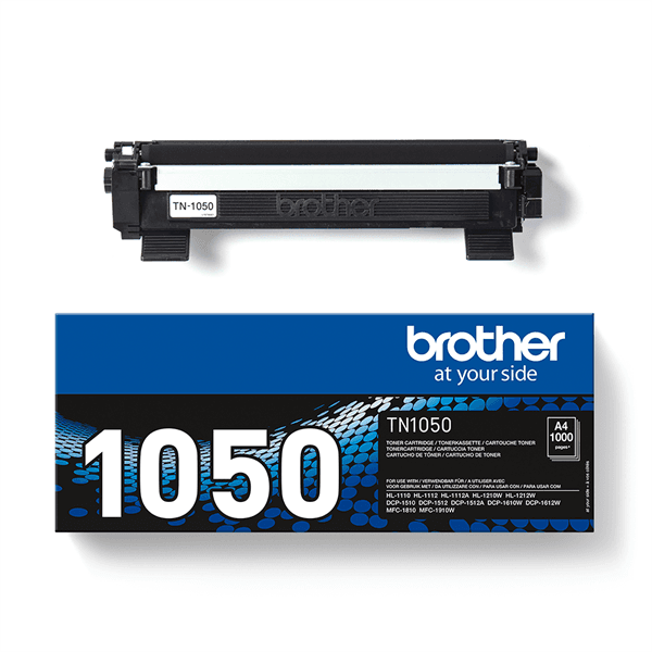 Картридж лазерный Brother TN-1050 черный (1 000 стр.) для HL-1110/1112/112A/DCP-1510/1512/1512A/MFC-1810