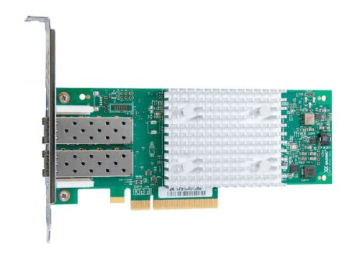 Контроллер Qlogic QLE2742 32Gb Dual Port FC HBA, x8 PCIe, SR LC multi-mode optic, LP + FH, transivers included