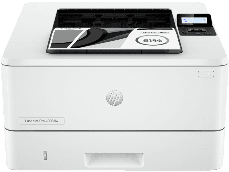 Лазерный принтер HP LaserJet Pro 4003dw (A4,1200dpi, 40ppm, 256 Mb, 2tray 100+250,Duplex, USB2.0/GigEth/WiFi, PS3, ePrint, AirPrint, Cartridge 1500 pages in box, repl. W1A56A)