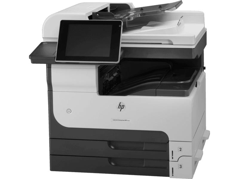 Лазерное многофункциональное устройство HP LaserJet Enterprise 700 MFP M725dn (p/c/s, A3, 1200dpi, 40ppm, 1024Mb, 320Gb HDD, 3 trays 100+250+250, ADF100, Duplex, USB/LAN/FIH, Color LCD20i)