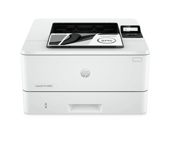 Лазерный принтер HP LaserJet Pro 4003n (A4, 1200dpi,40 ppm, 256 Mb, 2tray 100+250, USB2.0/GigEth, PS3 , ePrint, AirPrint, cartridge 1500 pages in box, repl. W1A53A) (существенное повреждение коробки)