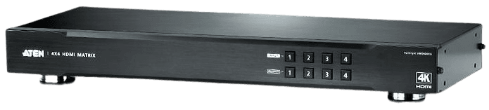 Матричный коммутатор Aten ProAV green: 4x4 4K HDMI Матричный коммутатор