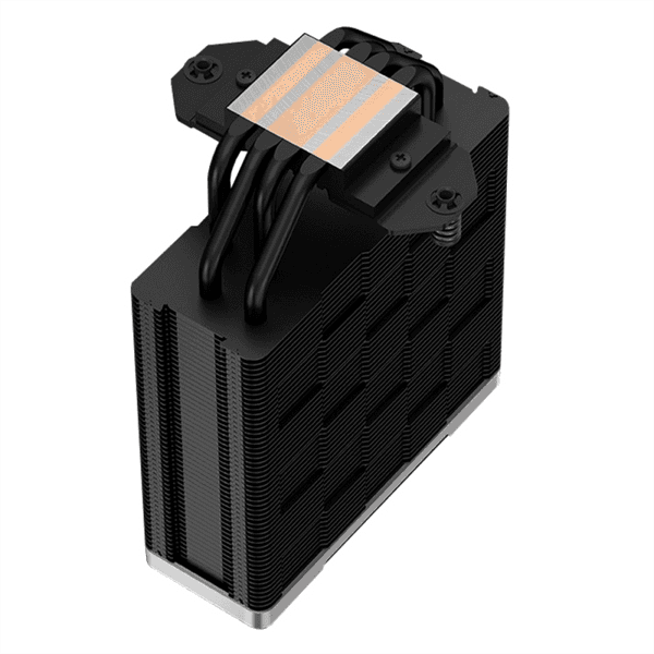 Кулер для процессора DEEPCOOL AK400 ZERO DARK PLUS LGA1700/1200/115X/AM5/AM4 (12шт/кор, TDP 220W, PWM, DUAL Fan 120mm, 4 тепл. Трубки, черный) RET (R-AK400-BKNNMD-G-1)