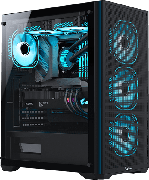 корпус Formula V Line AirPower G5 Black, ATX, TYPE-C*1, USB3.0*1, REAR 1x120mm