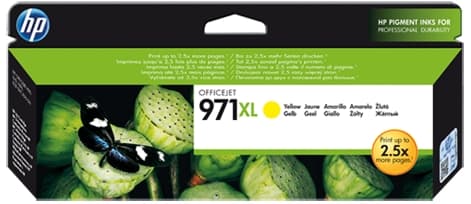 Картридж Cartridge HP 971XL для Officejet Pro X476dw/X576dw/X451dw/X551dw, желтый (6600стр.) (закончилась гарантия HP)