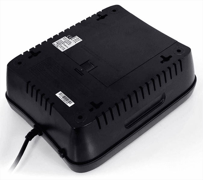 Источник бесперебойного питания Powercom Back-UPS SPIDER, OffLine, 1000VA/550W, Tower, 8xSchuko outlets (4 surge & 4 batt) (332717) (потёртости на розетках)