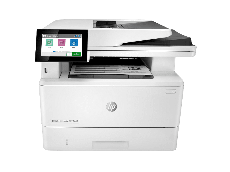 Многофункциональное устройство лазерное HP LaserJet Enterprise MFP M430f (p/c/s/f, A4, 1200dpi, 38ppm (40 HP high speed), 2Gb, 2trays 100+250, ADF 50, USB/GigEth, Duplex, cart. in box 3000) (существенное повреждение коробки)
