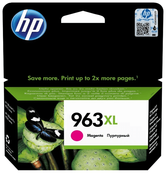 Картридж Cartridge HP 963XL для OfficeJet 9010/9020, пурпурный (1 600 стр.) (незначительное повреждение коробки)