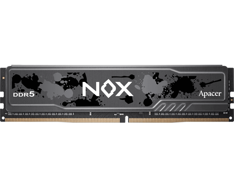 Модуль памяти 16GB Apacer DDR5 5200-40 DIMM 2048x8 16GB 1.25V OC NOX DDR5 w/HS R