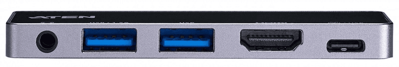 Многопортовая сверх-портативная док-станция ATEN USB-C Travel Dock with Power Pass-Through