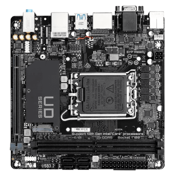 Материнская плата Gigabyte H610I, RTL