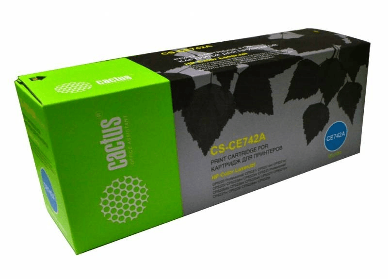 Cactus Картридж лазерный CS-CE742A желтый 7300 стр