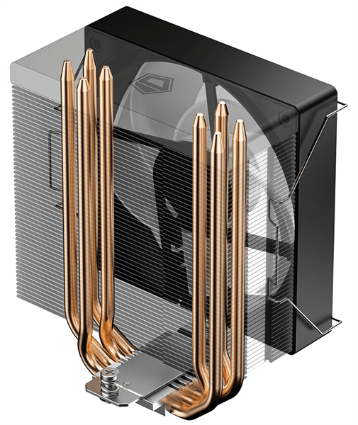 Кулер для процессора ID-COOLING SE-214-XT V2 ARGB LGA1851/1700/1200/115X/AM5/AM4 (16шт/кор, TDP 200W, PWM, 4 тепл.трубки прямого контакта, FAN 120mm, Addressable RGB LED) RET